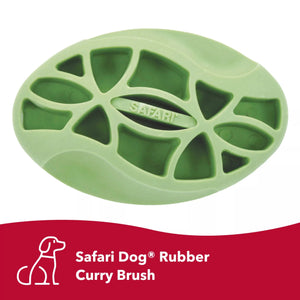 Safari Comfort Grip Curry Brush for Dogs