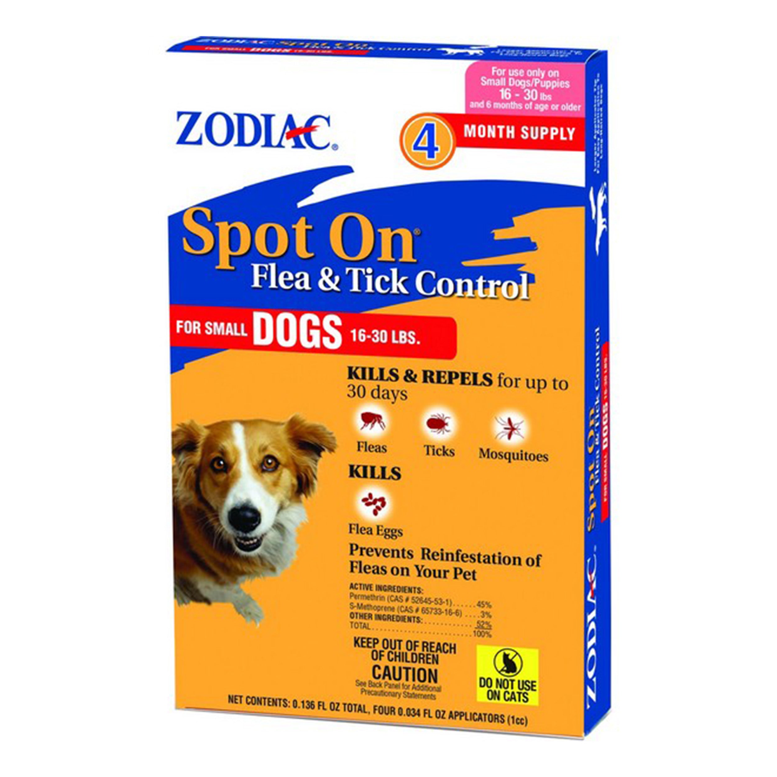 Zodiac Flea & Tick Spot Treatment for Dogs