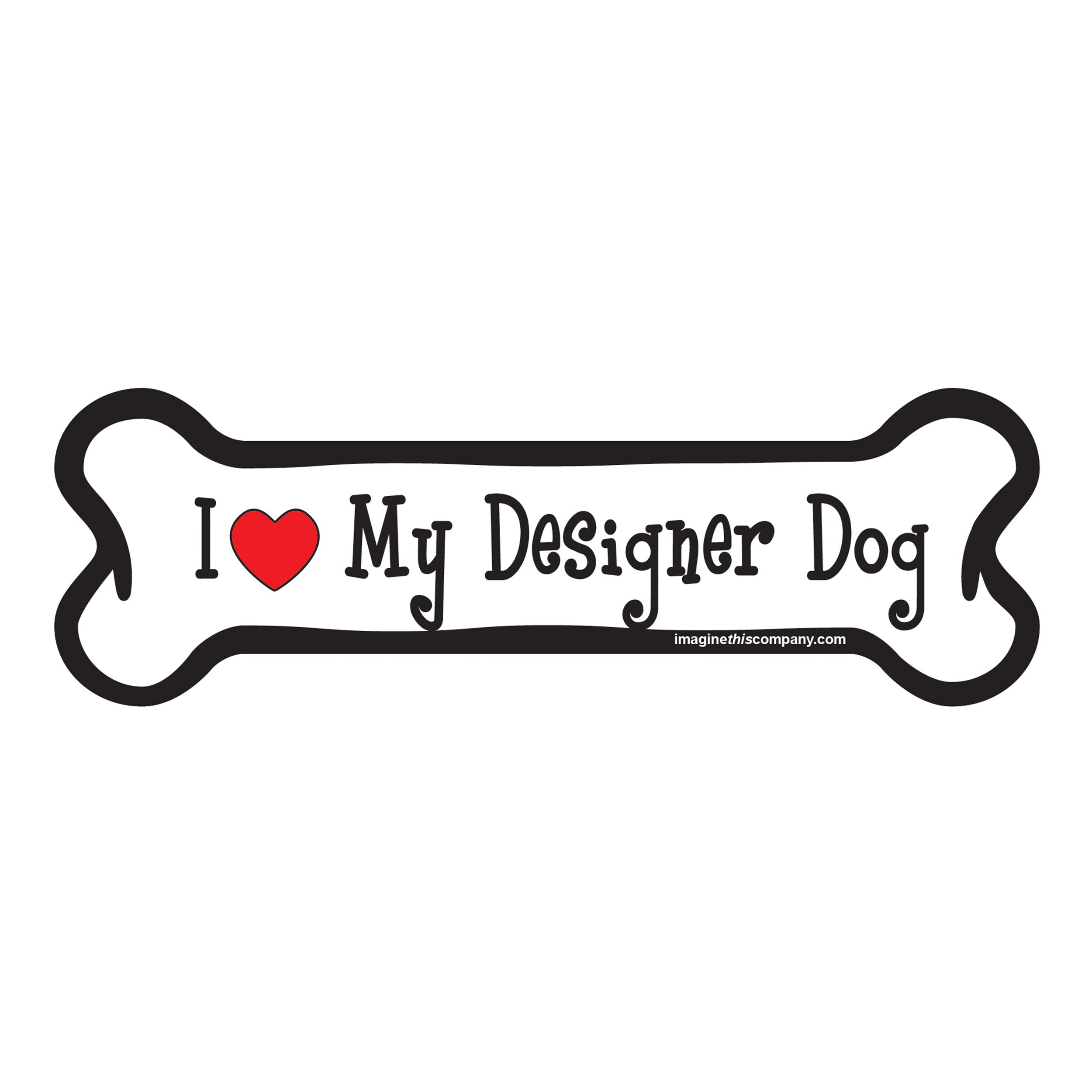 Designer Dog Bone Magnet