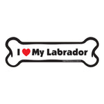 Load image into Gallery viewer, "I Love My Labrador" Bone Magnet