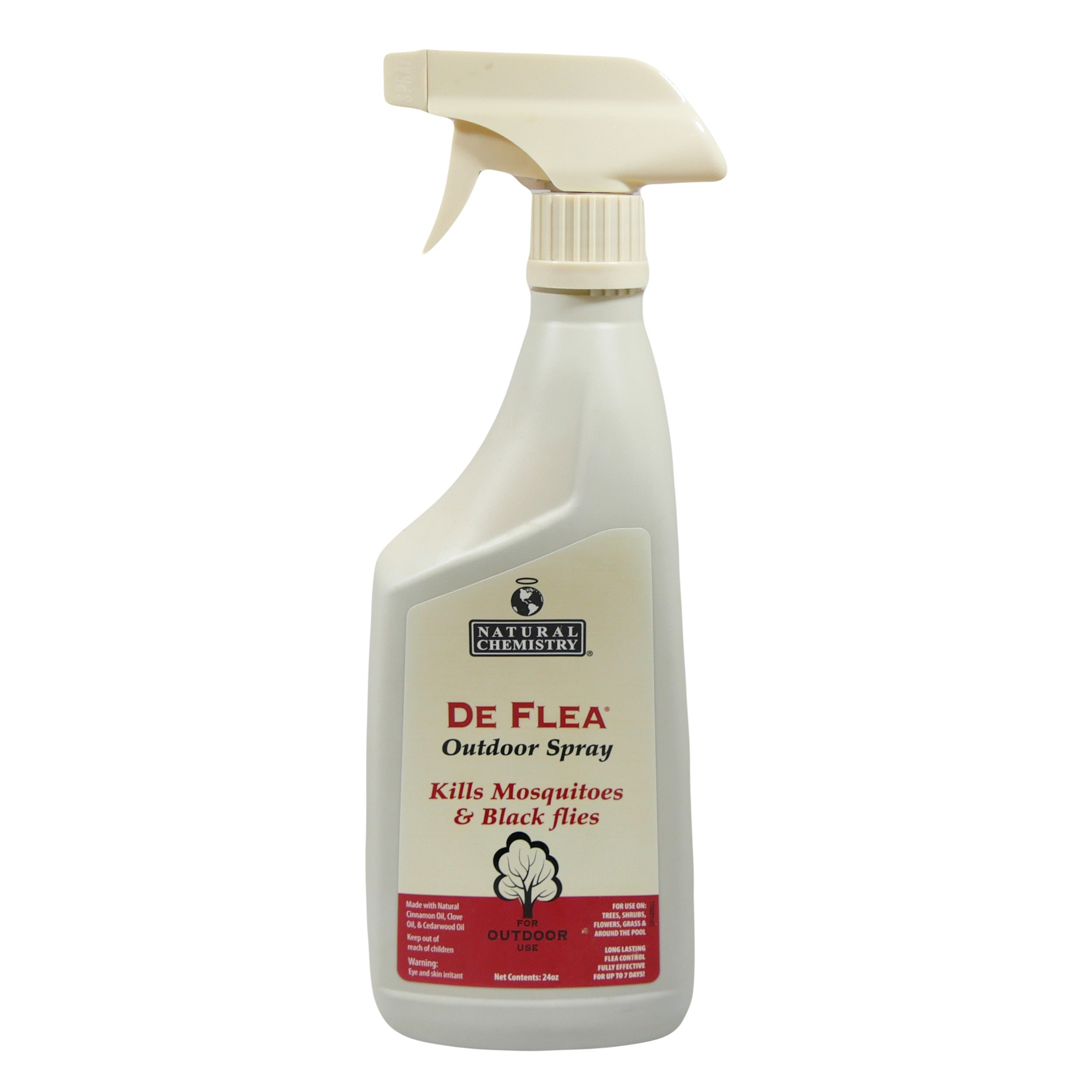 De Flea Outdoor Spray Kills Mosquitos & Black Flies 24 OZ