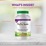 Load image into Gallery viewer, NaturVet VitaPet Senior Daily Vitamins Plus Glucosamine Dog Supplement
