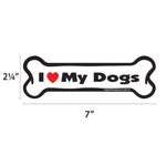 Load image into Gallery viewer, "I Love My Dogs" Bone Magnet