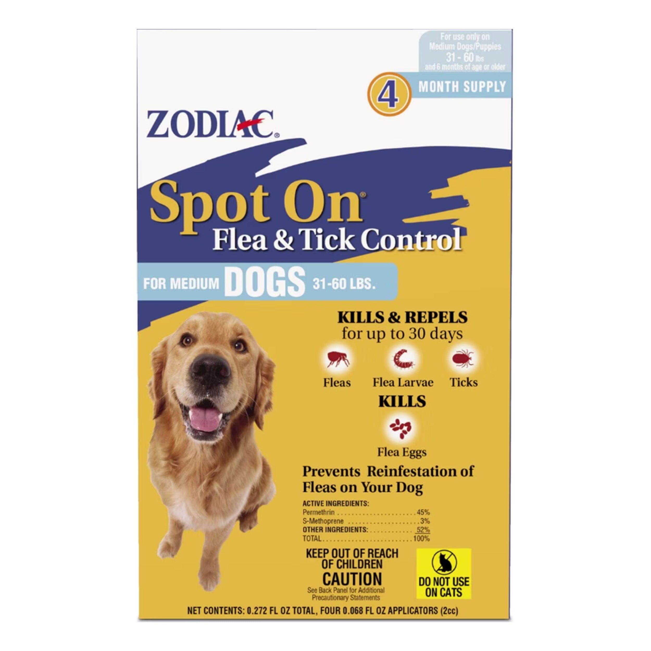 Zodiac Flea & Tick Spot Treatment for Dogs