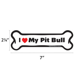 Pit Bull Bone Magnet