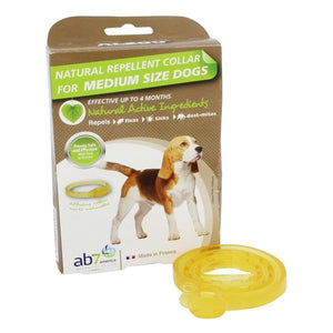 ALZOO Flea & Tick Dog Collar 100% Plant-Based Active Ingredients, Phthalates and PVC Free