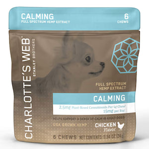 Charlotte's Web Hemp Infused Calming Chicken Flavored Chews