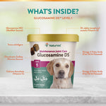 Load image into Gallery viewer, NaturVet Maintenance Care Glucosamine DS Soft Chews Joint Supplement for Dogs &amp; Cats
