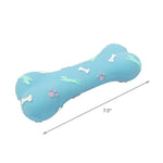 Load image into Gallery viewer, [Dog toy] blue rubber bone toy with bone design
