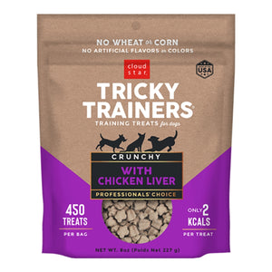 CLOUD STAR Dog Tricky Trainers Crunchy Liver 8OZ
