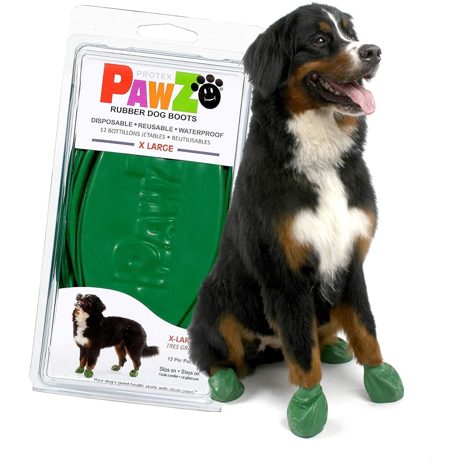 PAWZ Rubber Protective Dog Boots