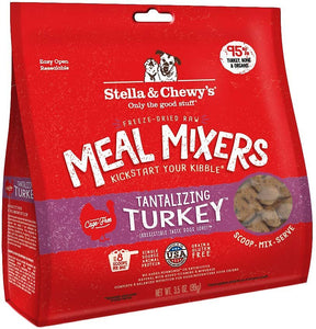 Stella & Chewy's Meal Mixers Freeze-Dried Raw Dog Food Topper 3 Flavors