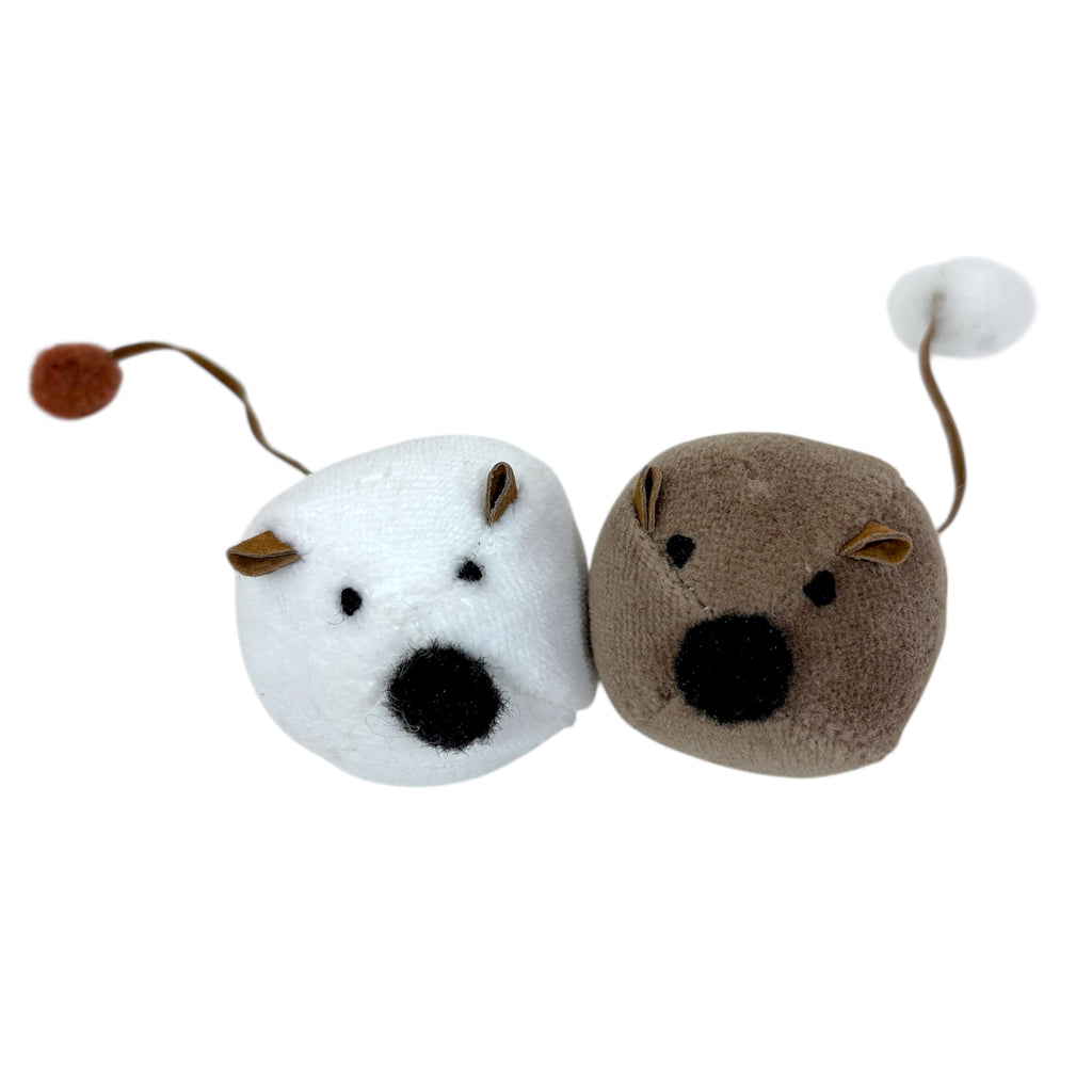 Ball Mouse Toy For Cats, 2-in, 2-Count