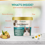 Load image into Gallery viewer, NaturVet Quiet Moments Soft Chews Calming Supplement for Cats 60 CT
