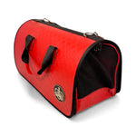 Load image into Gallery viewer, AmyLovesBags Rose Red &amp; Burnt Umber Carrier for Cats and Small Dogs

