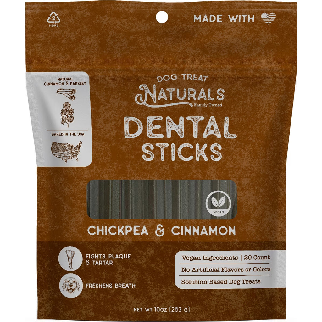 Dental Sticks Chickpea & Cinnamon Dog Treats, 20 count