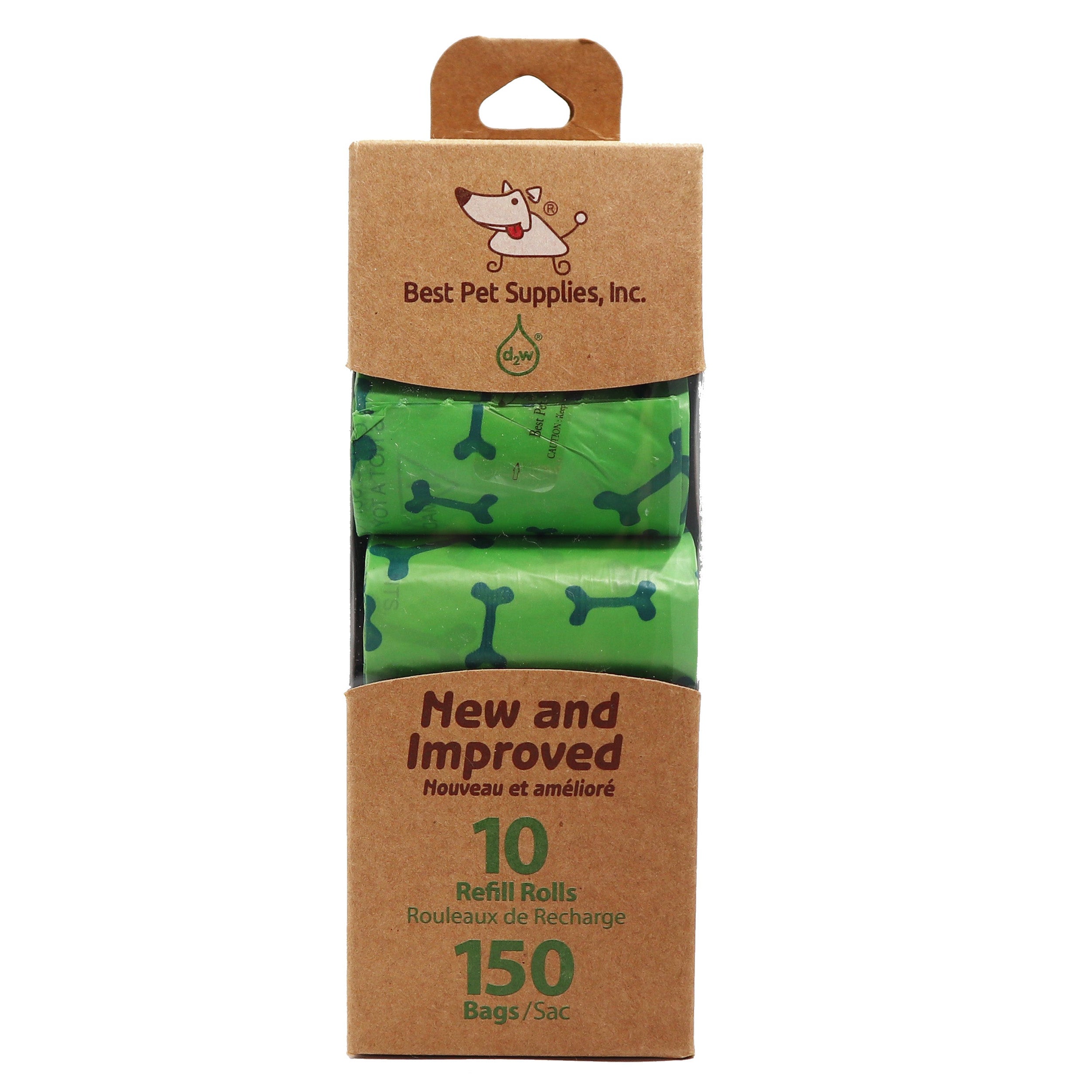 Best Pet Supplies Refill Waste Bags 10 Rolls 5 Colors