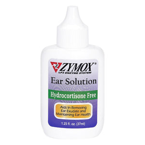 Zymox Hydrocortisone Free Dog & Cat Ear Infection Solution, 1.25-oz bottle