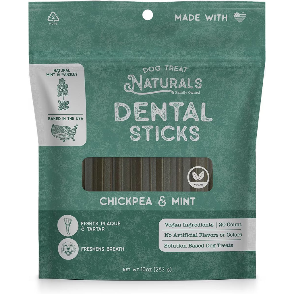 Dental Sticks Chickpea & Mint Dog Treats, 20 count