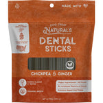 Load image into Gallery viewer, Dog Treat Naturals Dental Sticks Chickpea &amp; Ginger Dog Treats, 20 count
