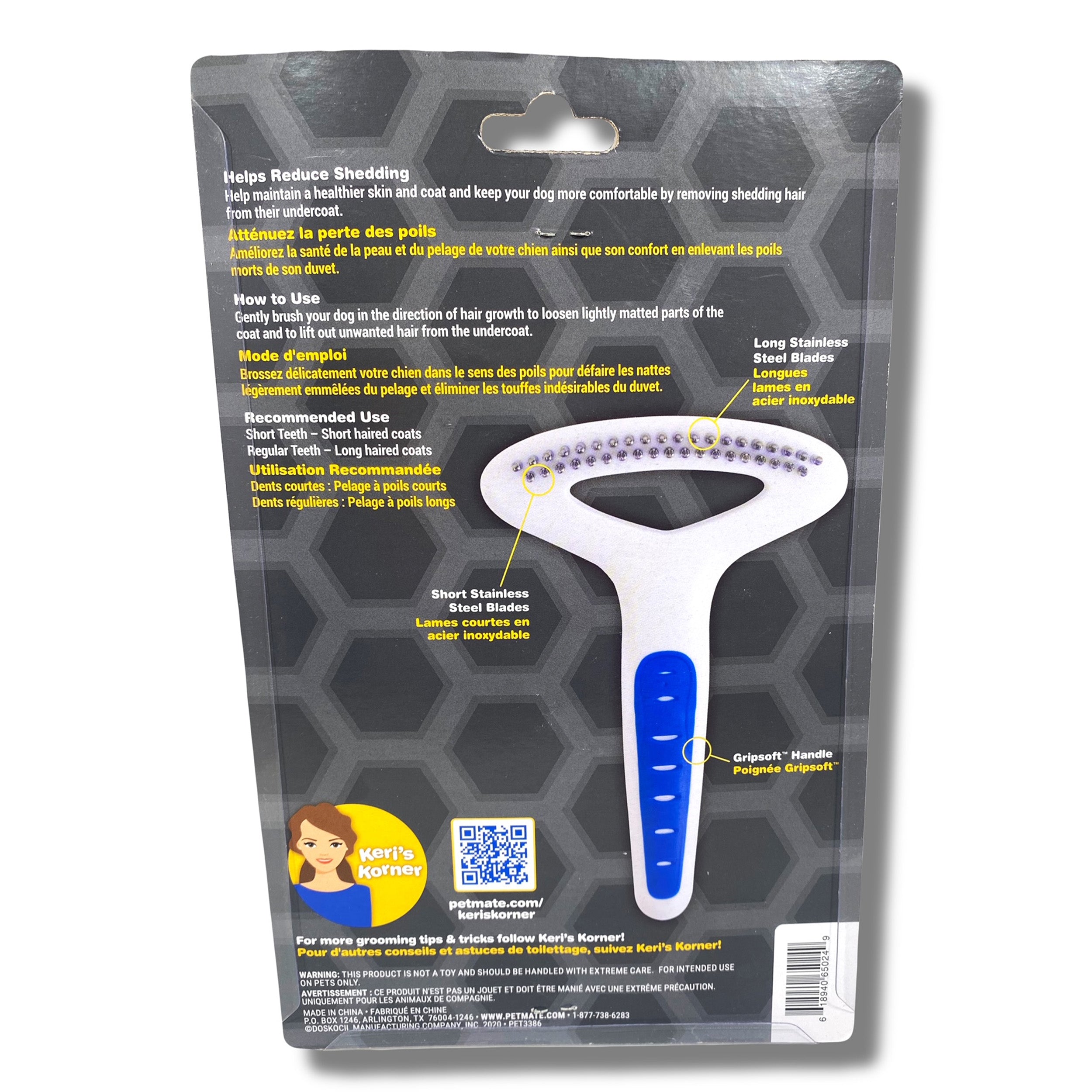 JW Pet Deluxe Undercoat Rake