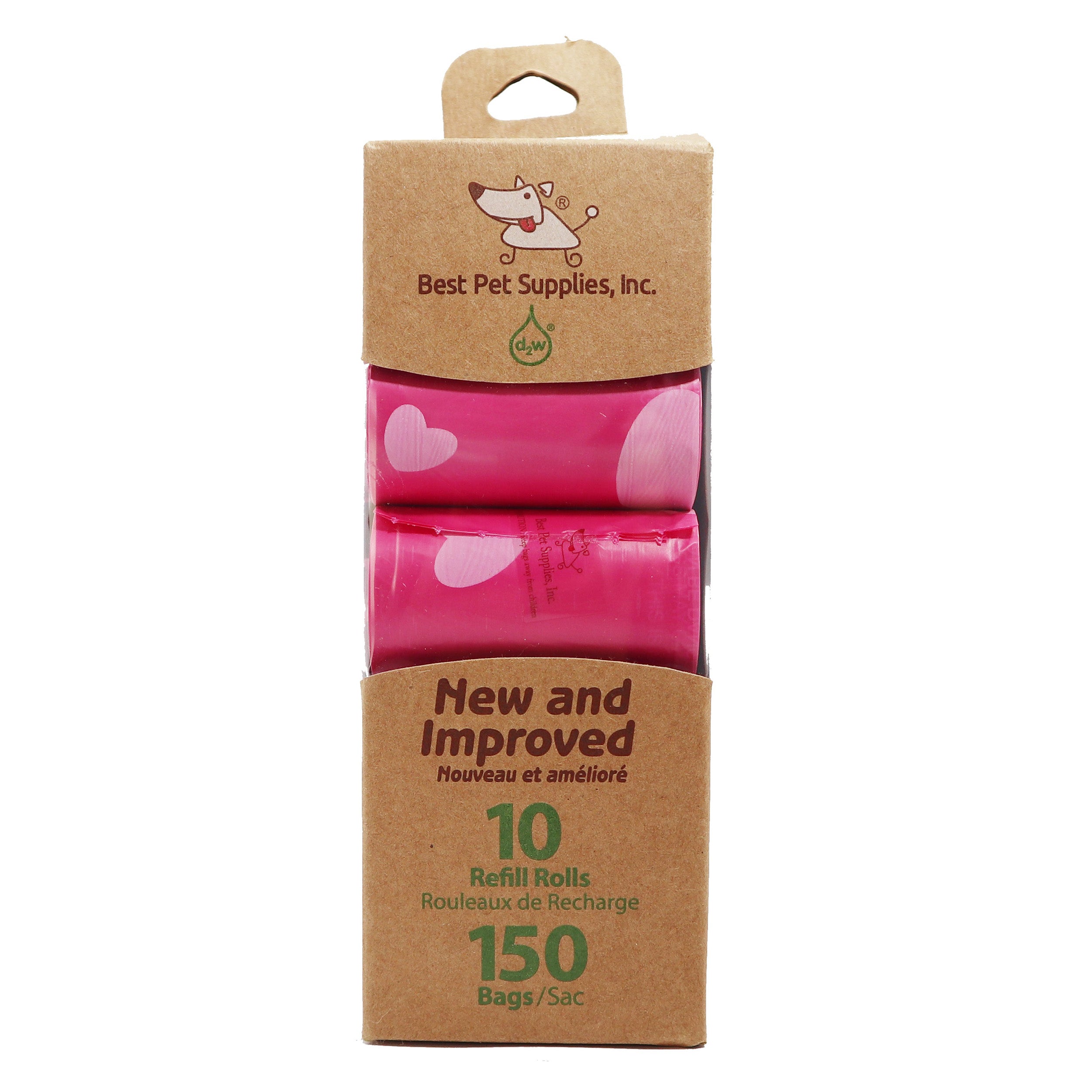 Best Pet Supplies Refill Waste Bags 10 Rolls 5 Colors