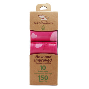 Best Pet Supplies Refill Waste Bags 10 Rolls 5 Colors