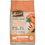 Load image into Gallery viewer, Merrick Healthy Grains Real Salmon &amp; Brown Rice Dog Food, 4lb
