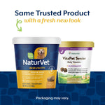 Load image into Gallery viewer, NaturVet VitaPet Senior Daily Vitamin Immunity Bacon &amp; Chicken Flavored Supplement for Dogs, 60 count
