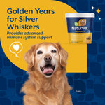 Load image into Gallery viewer, NaturVet VitaPet Senior Daily Vitamin Immunity Bacon &amp; Chicken Flavored Supplement for Dogs, 60 count
