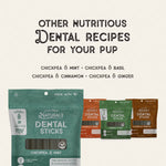 Load image into Gallery viewer, Dog Treat Naturals Dental Sticks Chickpea &amp; Mint Dog Treats, 20 count
