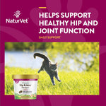 Load image into Gallery viewer, NaturVet Hip &amp; Joint Plus Omegas Soft Chews Joint Supplement for Cats, 60 count
