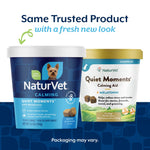 Load image into Gallery viewer, NaturVet Quiet Moments Bacon &amp; Chicken Flavored Calming Supplement for Dogs, 70 count
