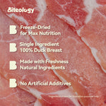 Load image into Gallery viewer, Freeze Dried Duck Breast Dog &amp; Cat Treats, 3.5oz
