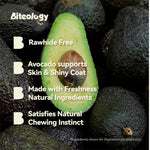 Load image into Gallery viewer, Biteology Avocado-Infused Dental Chews for Dogs, 10oz
