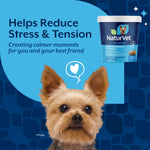 Load image into Gallery viewer, NaturVet Quiet Moments Bacon &amp; Chicken Flavored Calming Supplement for Dogs, 70 count
