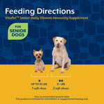 Load image into Gallery viewer, NaturVet VitaPet Senior Daily Vitamin Immunity Bacon &amp; Chicken Flavored Supplement for Dogs, 60 count
