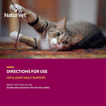 Load image into Gallery viewer, NaturVet Hip &amp; Joint Plus Omegas Soft Chews Joint Supplement for Cats, 60 count
