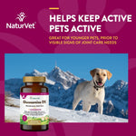 Load image into Gallery viewer, NaturVet Maintenance Care Glucosamine DS Chewable Tablets Joint Supplement for Dogs &amp; Cats
