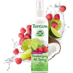 Load image into Gallery viewer, TropiClean EnduraScent Raspberry Lime Scented Dog &amp; Cat Deodorizing Spray, 8-fl oz bottle
