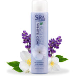 Load image into Gallery viewer, TropiClean Spa White Coat Dog &amp; Cat Shampoo, Luxurious Lavender Scent, 16-fl oz bottle
