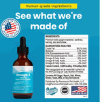Load image into Gallery viewer, Paramount Pet Health Omega-3 Fish Oil Dog &amp; Cat Supplement, 2-fl oz bottle
