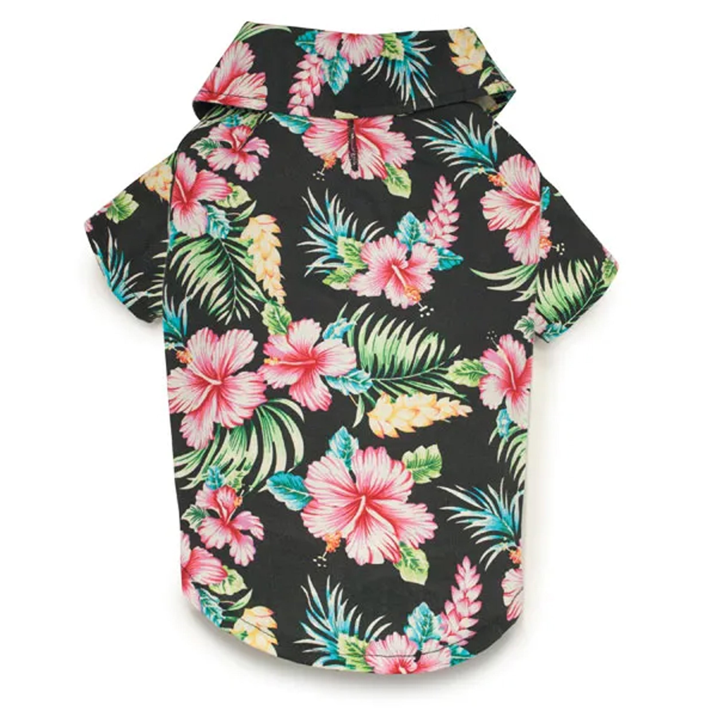 Casual Canine Floral Hawaiian Breeze Camp Shirt