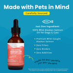 Load image into Gallery viewer, Paramount Pet Health Wild Alaskan Salmon Oil Dog &amp; Cat Supplement, 2-fl oz bottle
