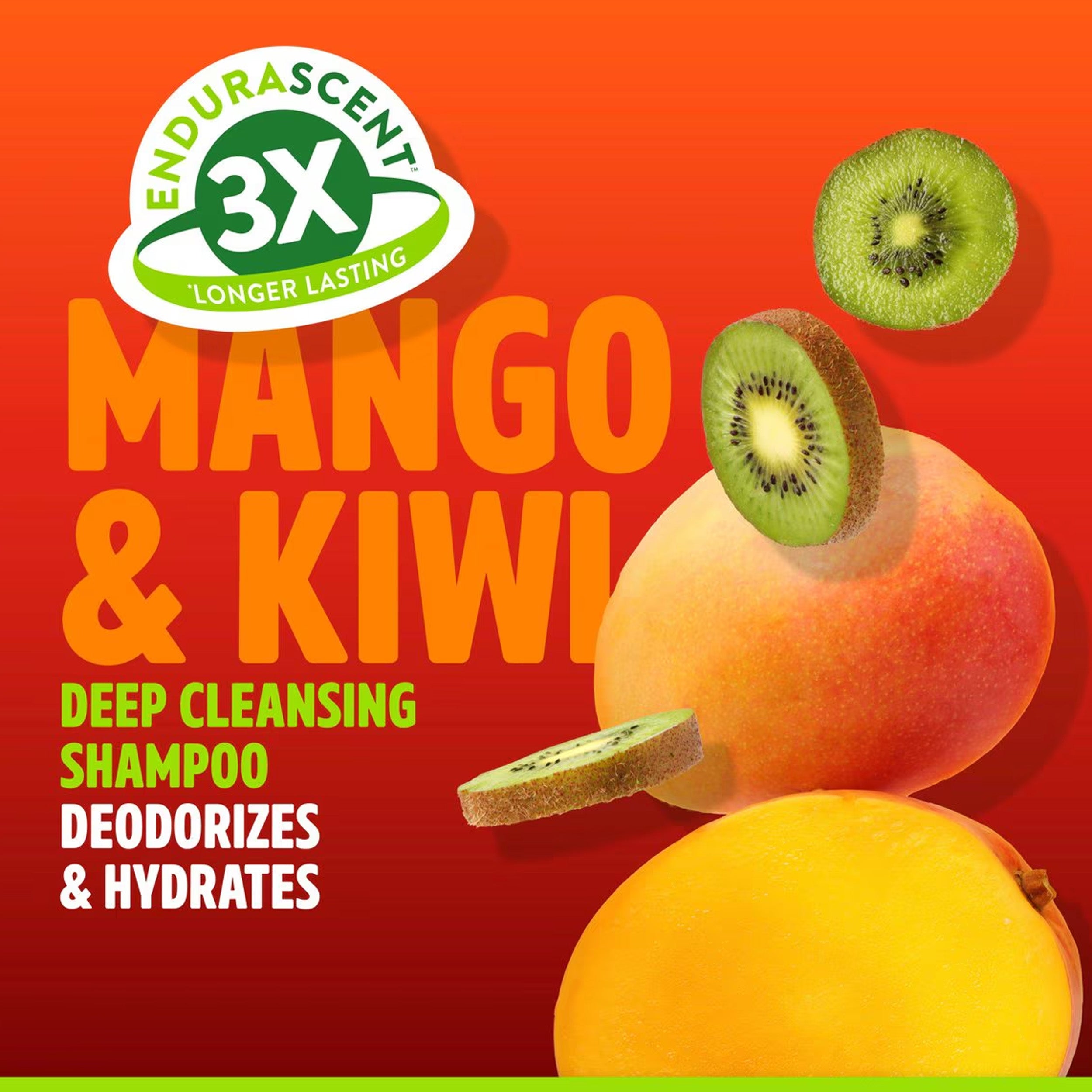 TropiClean EnduraScent Mango Kiwi Scented Dog & Cat Shampoo, 20-fl oz bottle