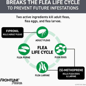 Frontline Plus Flea & Tick Spot Treatment for Cats, over 1.5 lbs, 3 Doses (3-6mos. supply)