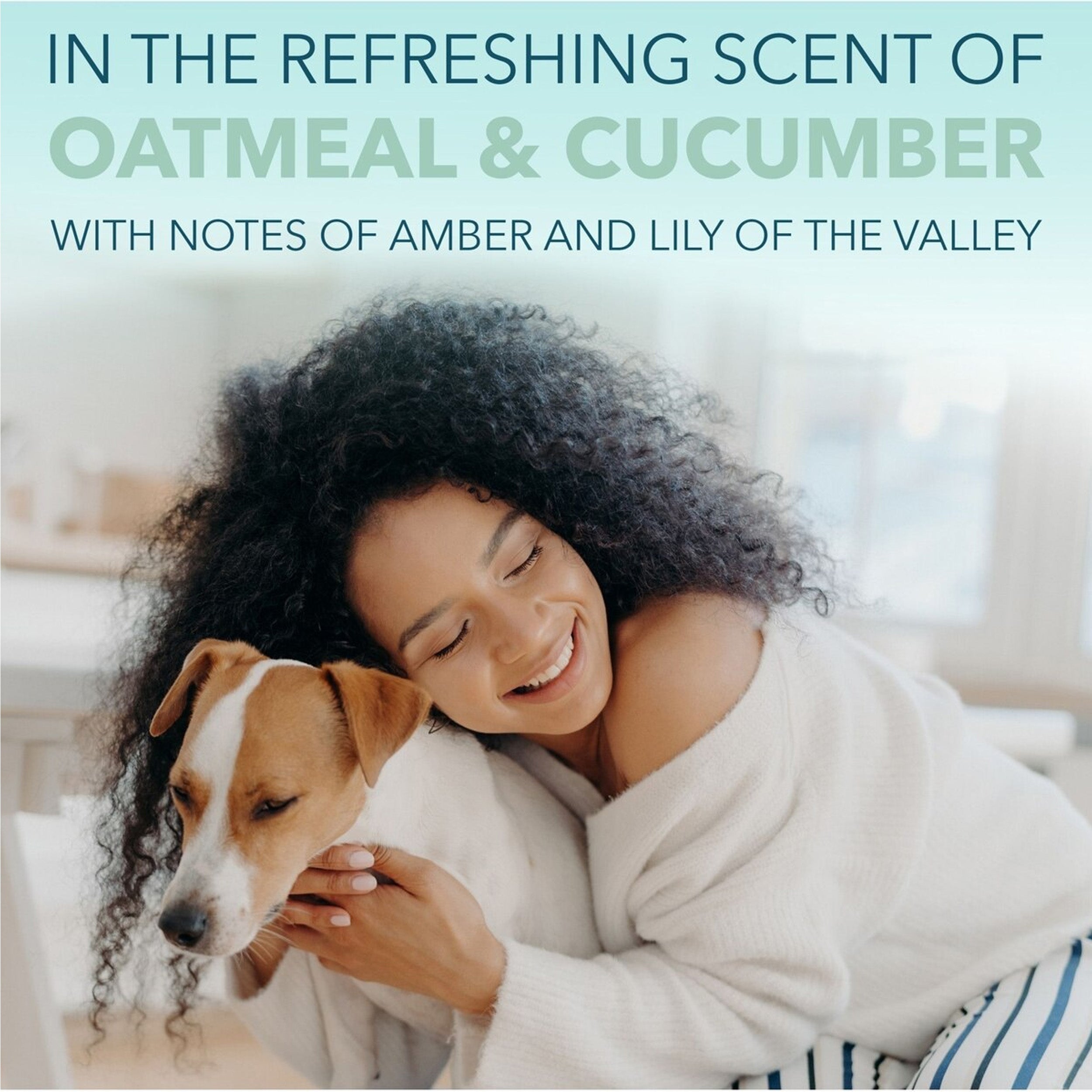 TropiClean Spa Lavish Fresh Oatmeal Dog & Cat Shampoo, Refreshing Cucumber Scent, 16-fl oz bottle