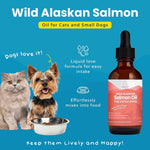 Load image into Gallery viewer, Paramount Pet Health Wild Alaskan Salmon Oil Dog &amp; Cat Supplement, 2-fl oz bottle
