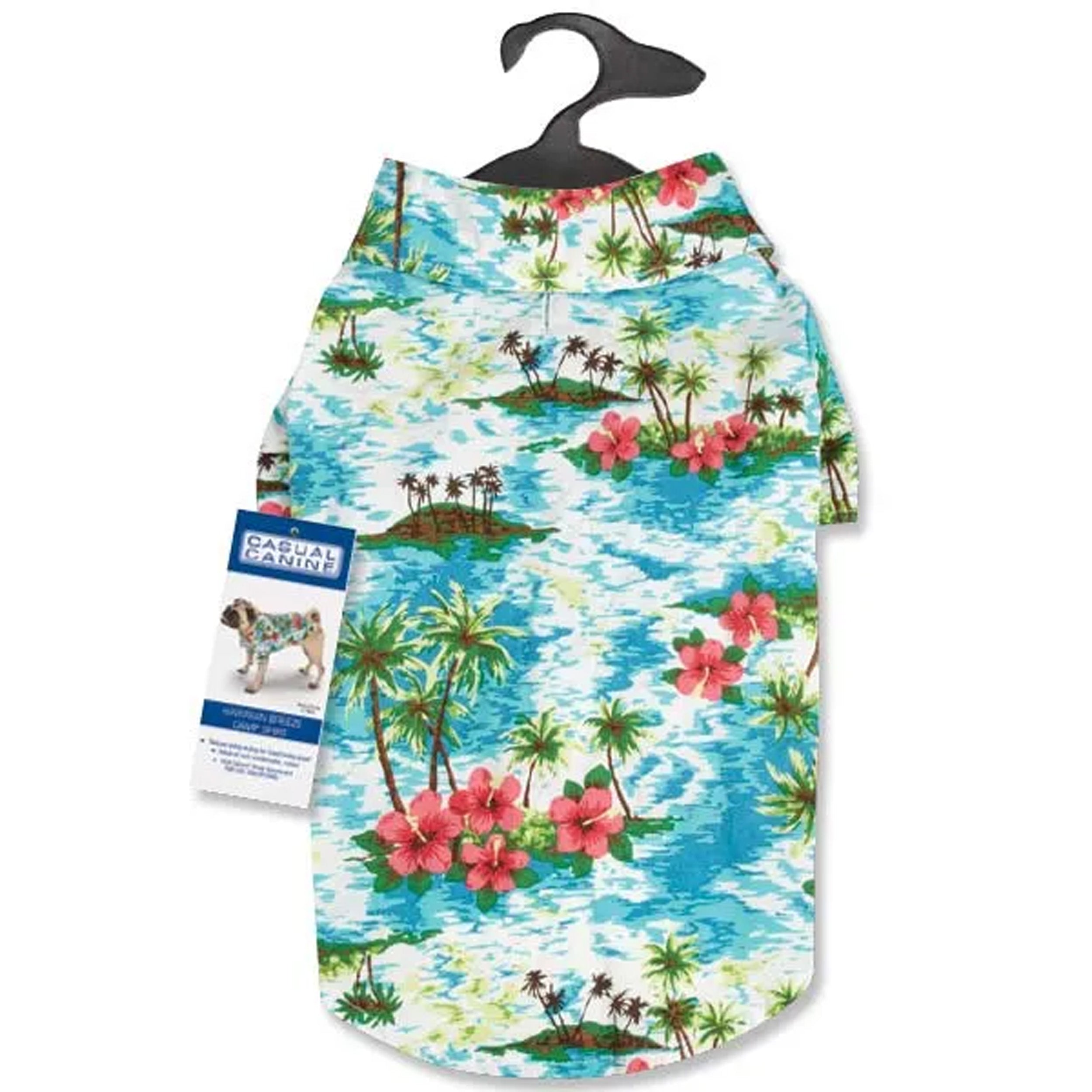 Casual Canine Tropical Hawaiian Breeze Camp Shirt