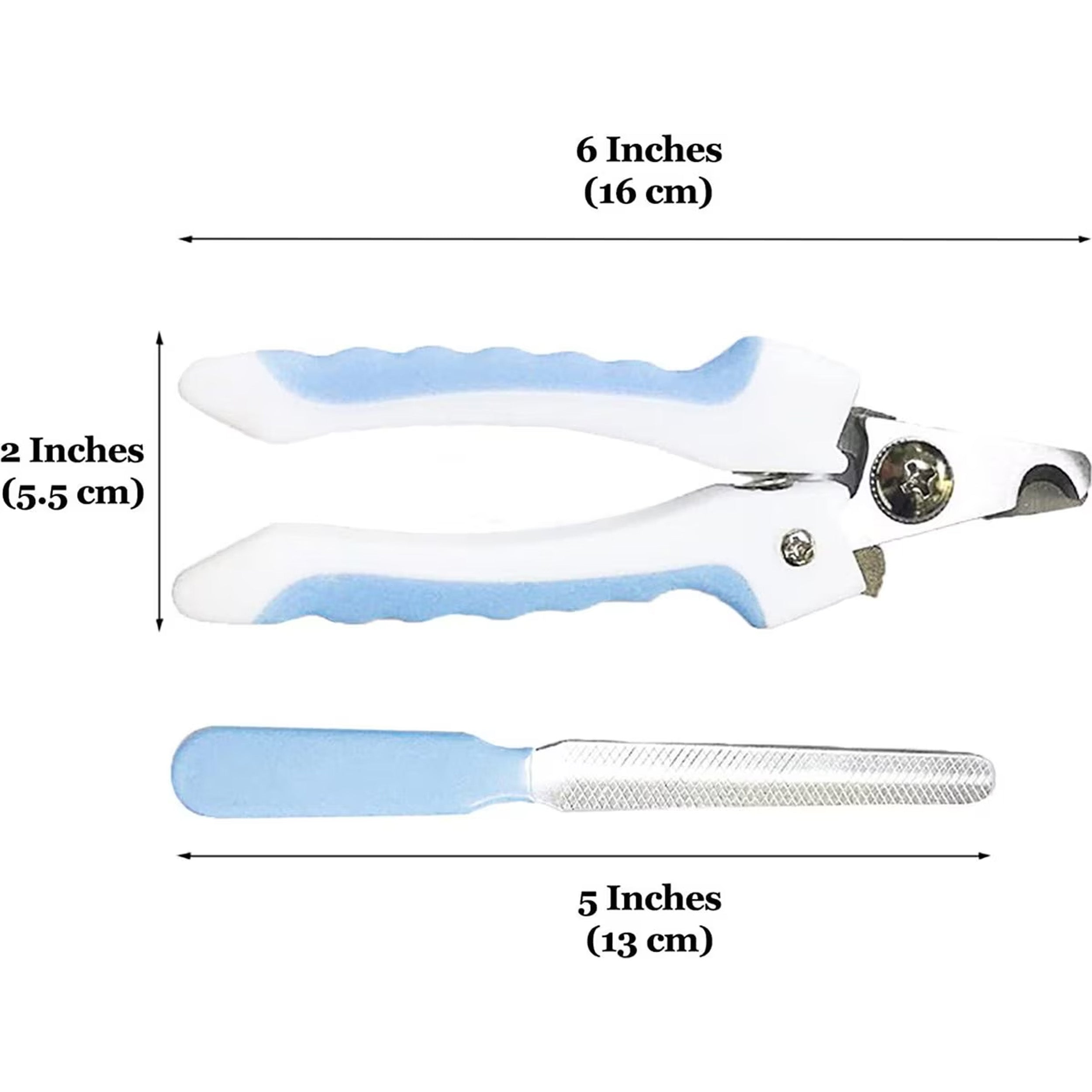 Cat & Dog Nail Trimmers & File Set, Clippers for Claw Care & Small Pet Grooming